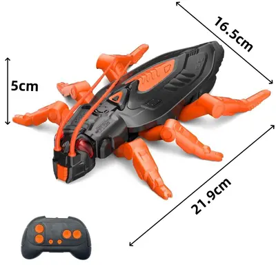 Rechargeable Remote-Control Wall-Climbing Lizard Toy Car - 7