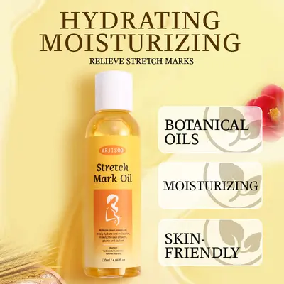 Stretch Marks Oil, Firming Massage Oil for Pregnancy Stretch Marks, Soothing - 2