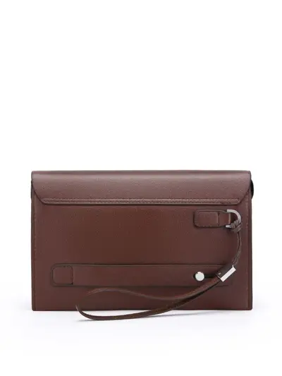 Men's Clutch Bag with Combination Lock, Large Capacity Leather - 5