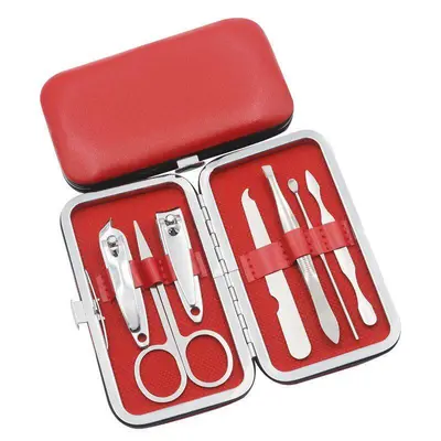 Tırnak makası 7 parçalı set, manikür alet seti, tırnak makası manikür seti, tırnak makası, güzellik seti - 7