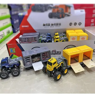 Children's Alloy Front Loader Toy Model, Pull-Back - 12