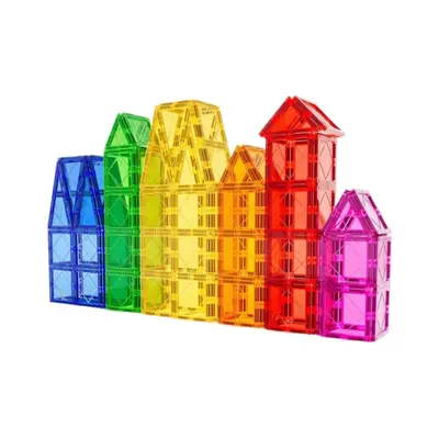 Magnetic Building Blocks Set, Ferris Wheel Design, Educational for Kids, 100 Pieces - 6