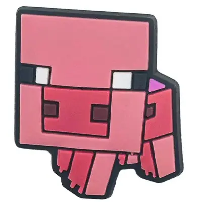 Minecraft Series Clog Shoe Charms, Pixel Design, Cartoon Accessories - 11