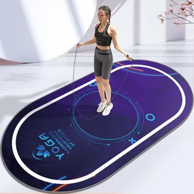 Ev Yoga Matı, Kirlenmeye Dayanıklı, Kolay Temizlenen, Emici Fitness Matı - 8
