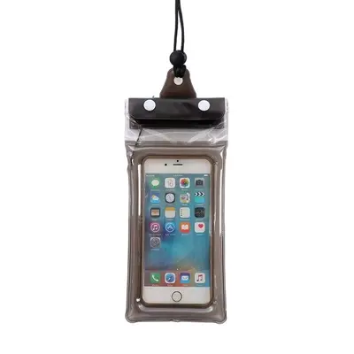 Waterproof phone bag with touchscreen, 3-layer zipper, for swimming