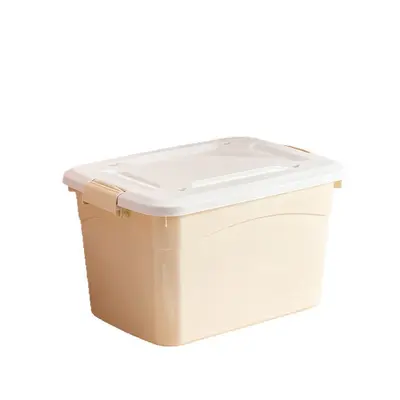 Extra large plastic storage box for clothing and toys