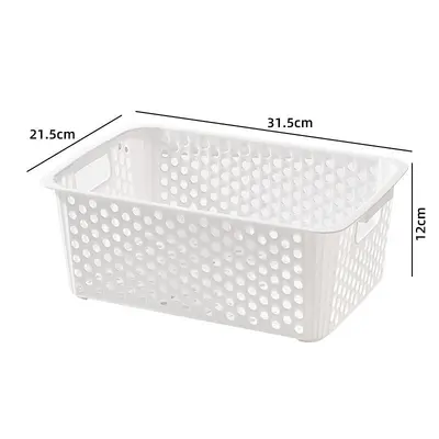 Miscellaneous storage basket snack toy organizer box household plastic storage box kitchen cabinet basket desktop storage basket