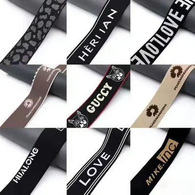 Jacquard-Buchstaben-Gummiband für Unterwäsche - 6