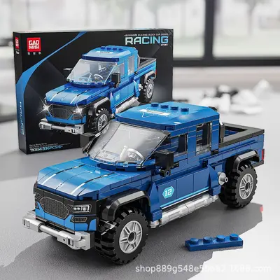 Off-Road Araba Yapı Taşı Seti, Lego Uyumlu, Çocuk Hediyesi