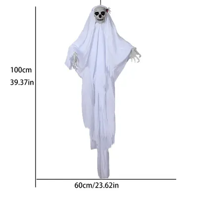 Halloween Hanging Horror Skeleton and Weeping Ghost Outdoor Decoration - 7