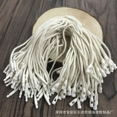 Black Polyester Wax Cord for Hang Tags, Thickened - 13