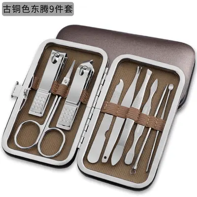 德国精工指甲刀美甲专用修剪指甲嵌甲修脚刀家用指甲钳套装 - 12