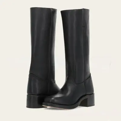 Super High Heel Women's Long Boots, Retro, Plus Size, Model 4046