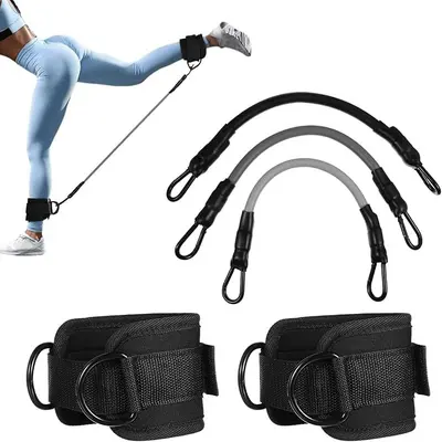 Leg Training Resistance Band Elastic Rope for Squats and Glute Fitness - 3