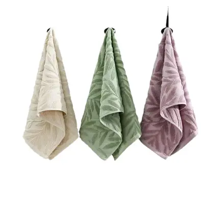 凹凸浮雕割绒提花浴巾外贸跨境全棉方巾毛巾浴巾套装 bath towel