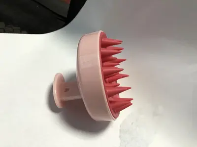 Elde tutulan şampuan fırçası, kuru ve ıslak saç derisi masajı için çift kullanımlı, ev tipi plastik şampuan temizleme fırçası. - 13