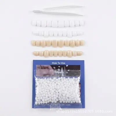 跨境热销爆款微笑牙贴仿真牙齿牙套牙贴套装修饰牙齿美观定制
