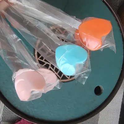 Üreticinin hazır mini paslanmaz çelik silikon buz klipsleri kalp şeklinde yiyecek klipsleri palmiye silikon yiyecek klipsleri şeker küpü klipsleri buz klipsleri - 8