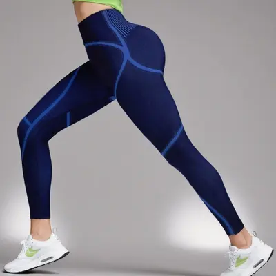 Bestseller Yogakleidung Damen Kurzarm Pilates Trainingsbekleidung Set wunderschönes Fitnessoutfit mit Brustpolster Sportoberteil Lila Set