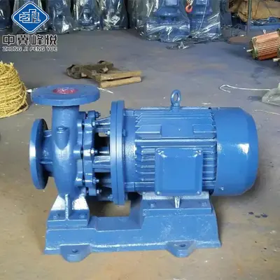 ISG boru hattı sirkülasyon pompası ISW125-200 yüksek katlı sprey kulesi sirkülasyon pompası sıcak ve soğuk su ısıtma patlamaya dayanıklı takviye pompası