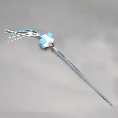 Feather Tassel Fairy Cat Teaser Wand with Bell, Chew-Resistant - 7