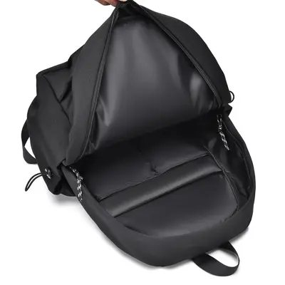 Lightweight Couple Backpack, Unisex, Solid Color, Large Capacity Daypack - 5