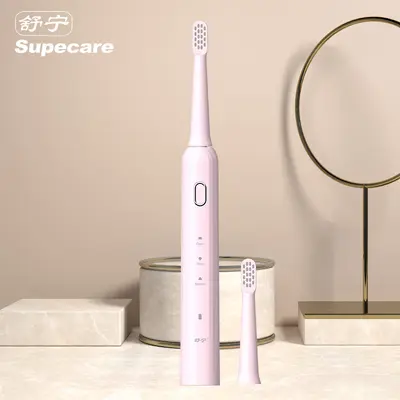 Supecare Rechargeable Vibrating Electric Toothbrush Model 889A20 Soft Bristles - 10