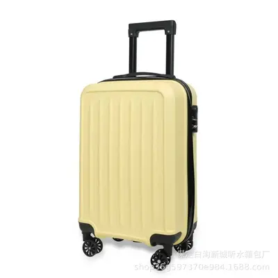 20 Inch Vertical Stripe Matte Lightweight Durable Trolley Suitcase - 12