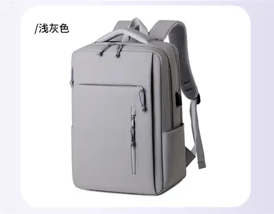 Shockproof Airbag Men's Backpack with USB Port and Laptop Compartment - 8