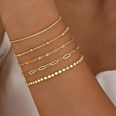Bohemian Beach-Style Double-Layer Anklet Foot Jewelry - 11