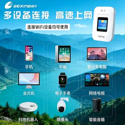 Portable WiFi 6 Router