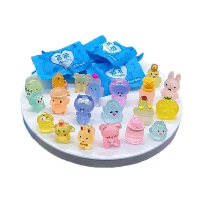 Glow-in-the-Dark Mini Animal Figure Blind Bag Toy, Individually Packaged