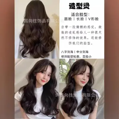 Women's Long Wig Real Human Hair Wig with Needle Scalp Freely Dyeable and Perm-able Fashionable Styling Long Straight Black Hair Wig Full Head Cover