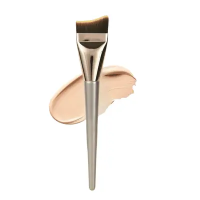 Single Makeup Brush - Flat Fishtail Foundation Brush Powder Brush Eyeliner Brush Nose Contour Blush Eyeshadow Brush Concealer Brush - 5