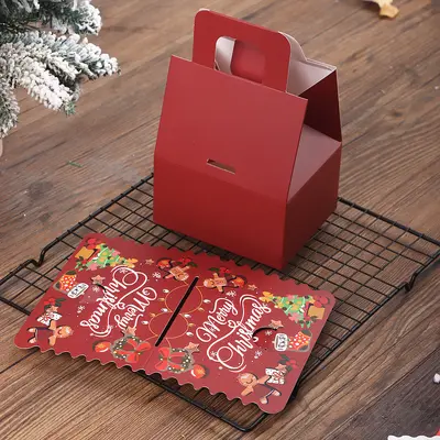 2025 Weihnachts-Verpackungsbox für Nougat, Schokolade und Kekse