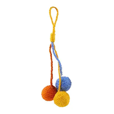 Sisal Rope Cat Toy Ball, Scratching and Teasing - 11