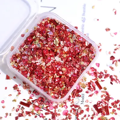 Resin Filler Material with Glitter Flakes for Handmade DIY Noisy Balls