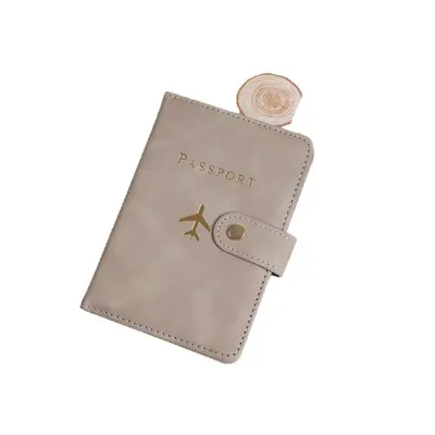 Leather Passport Protection Holder with Multiple Card Slots
