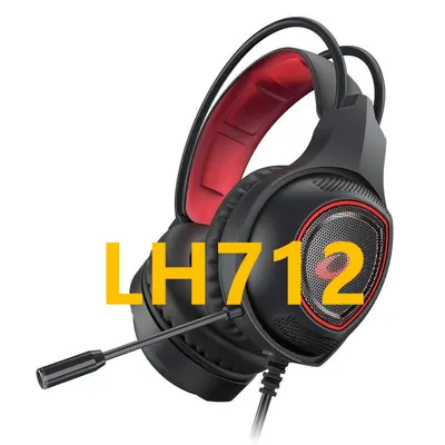 Daryou LH712 Kabelgebundenes Headset mit Mikrofon, 7.1-Kanal