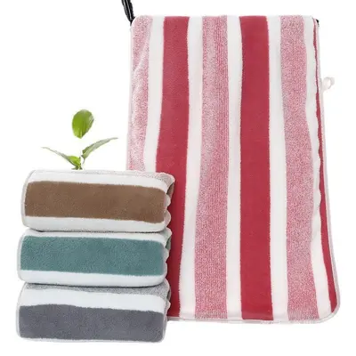 Coral Fleece Towel Set 8-Piece, Absorbent Couple Bath and Beach Towels