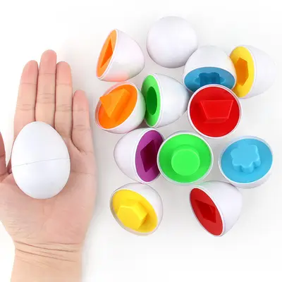 Smart Matching Eggs Set, 6 Pieces, Number Recognition
