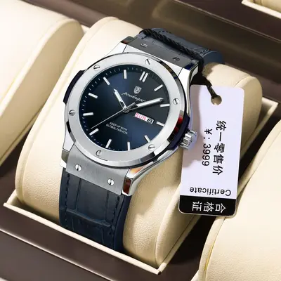 Schweizer Herrenarmbanduhr Quarz wasserdicht - 7