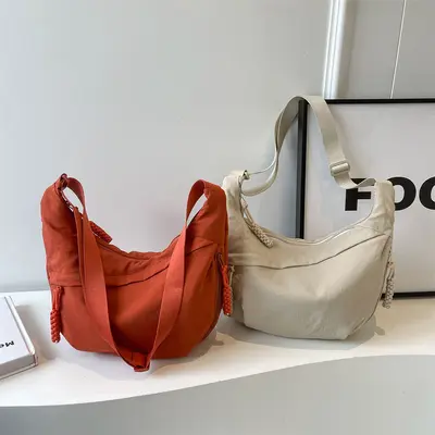 Men's and women's shoulder bag, large capacity, Japanese style, for travel - 2