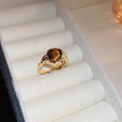 Zircon geometric open ring index finger lightweight luxury - 13