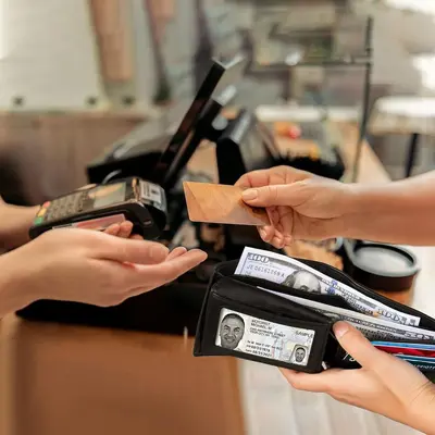 Erkek hakiki deri cüzdan, RFID korumalı, manyetik etkisiz, inek derisi ikiye katlanır - 4