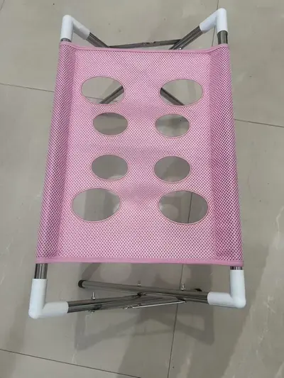 Foldable Pet Grooming Bath Table for Cats and Dogs, Washable - 8