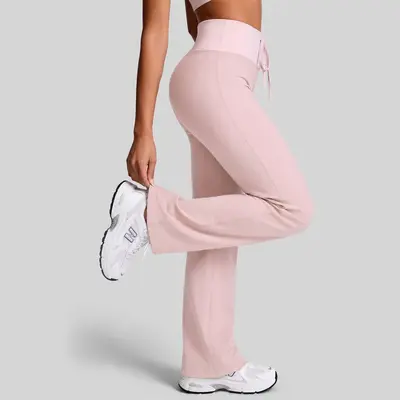Damen-Sporthose mit hohem Bund und Kordelzug - 7