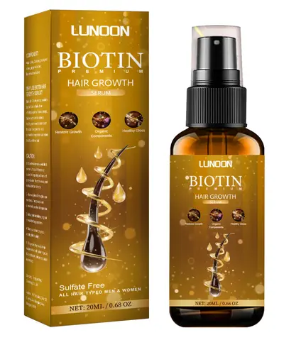 LUNOON Biotin Hair Care Oil, Anti-Hair Loss and Thickening Nourishment - 7