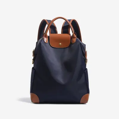 Clean Design Premium Dual-Shoulder Backpack Commute Laptop Bag Lightweight Large-Capacity Nylon Backpack Business Travel Bag - 7
