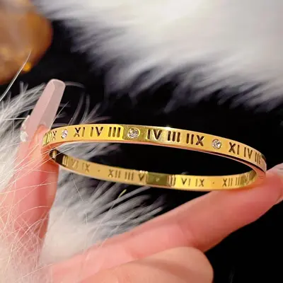 Titaniumbracelet mit Sternenmuster, Damen, Paarmodell - 13